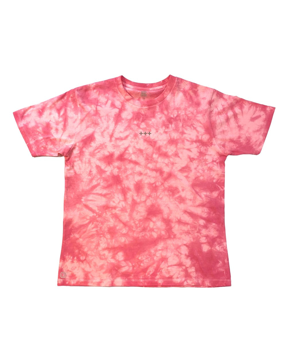 Pink Tie Dye Trinity Tee (Heavyweight)