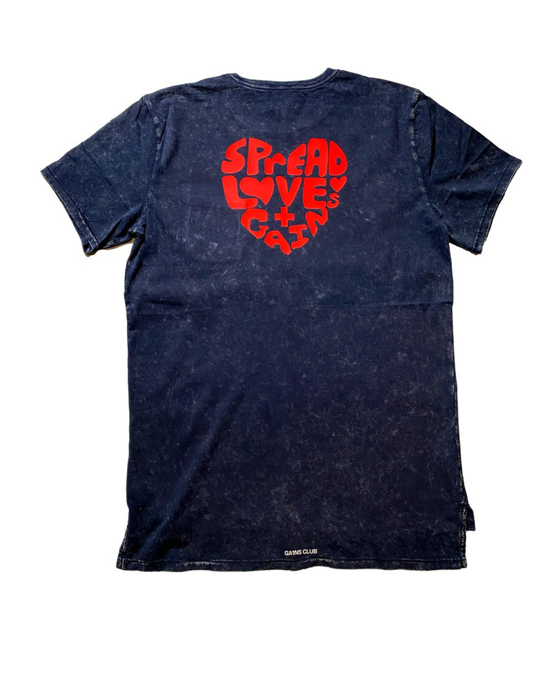 Spread Gains Indigo Pocket Tee