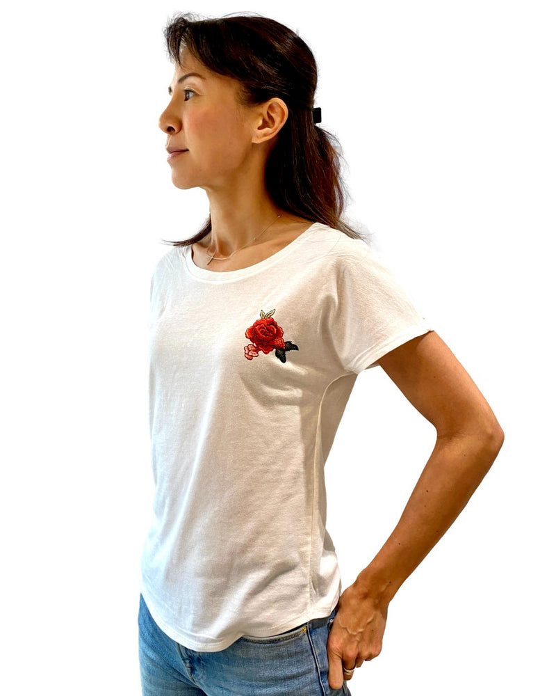 Women's Dolman Rose Tee